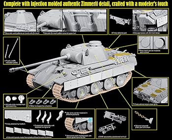 Amazon | プラッツ 1/35 第二次世界大戦 ドイツ軍 パンターD型 w